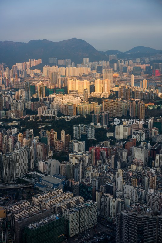 高视角看香港城市景观