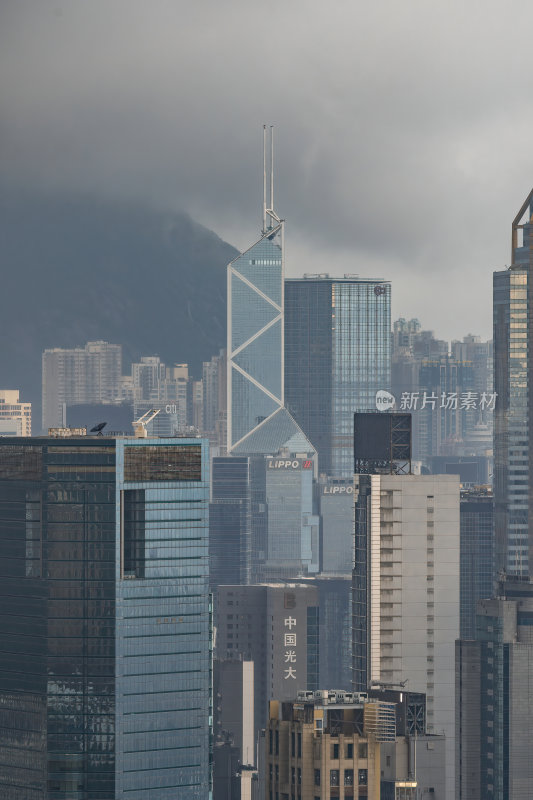 香港维多利亚港CBD中环