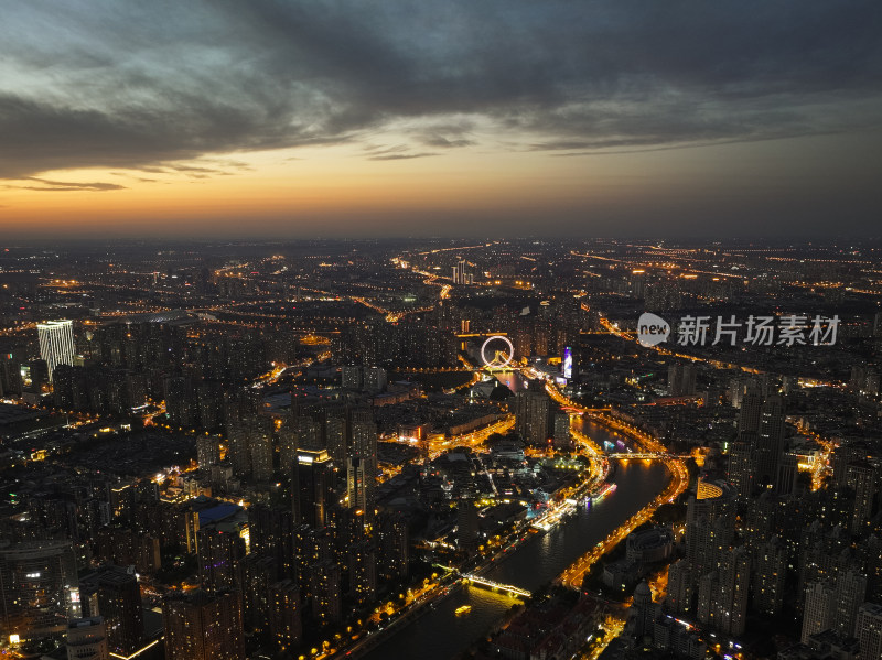 天津城市夜景