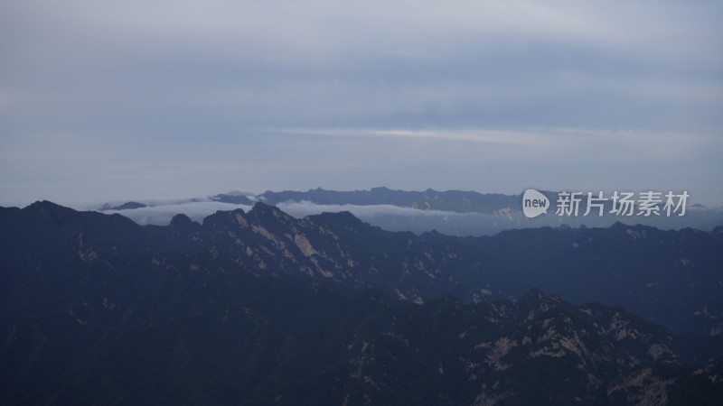 陕西华山山顶的风光