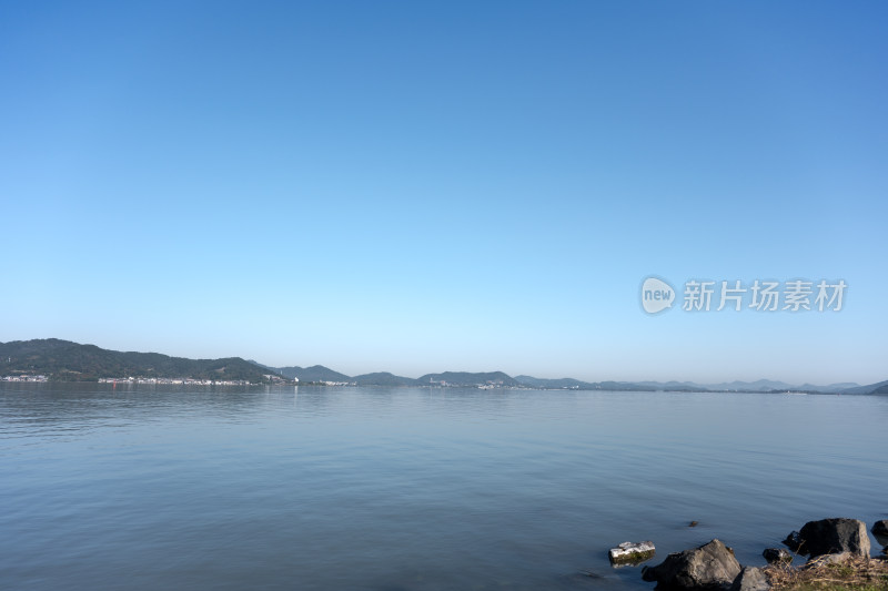 浙江宁波东钱湖景区风光