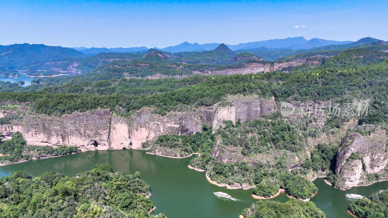 福建泰宁大金湖壁画航拍