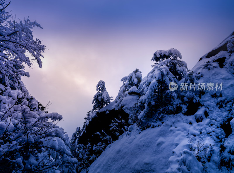 黄山雪景