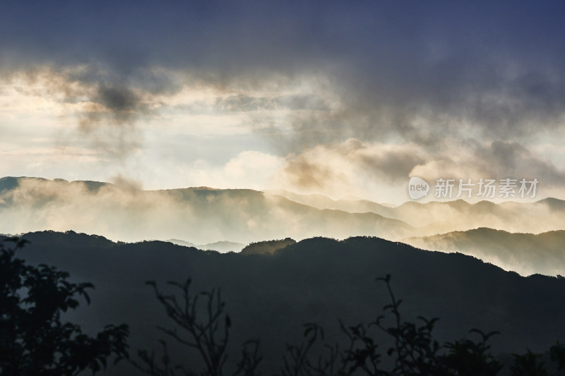 云雾缭绕的金佛山