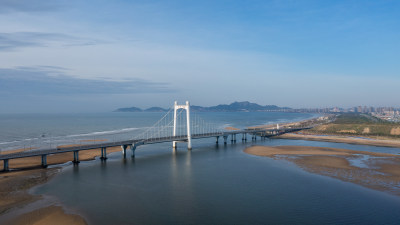 山东烟台夹河大桥风光