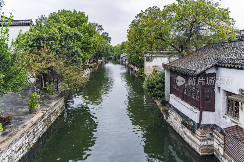 浙江湖州南浔古镇江南水乡风景