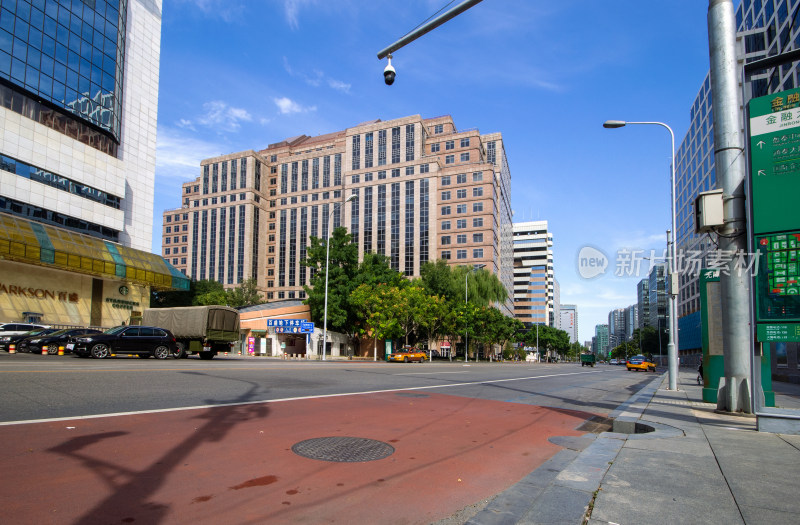 北京市西城区金融大街街景