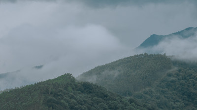 航拍闽清云溪曼谷