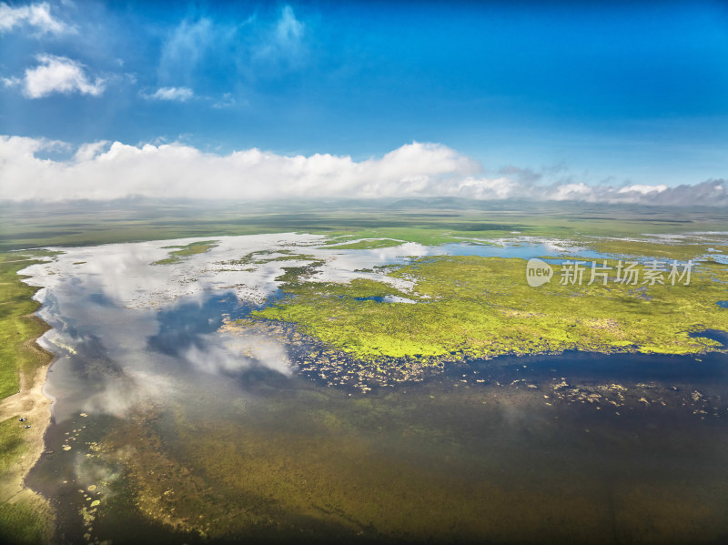 甘肃尕海湖美景