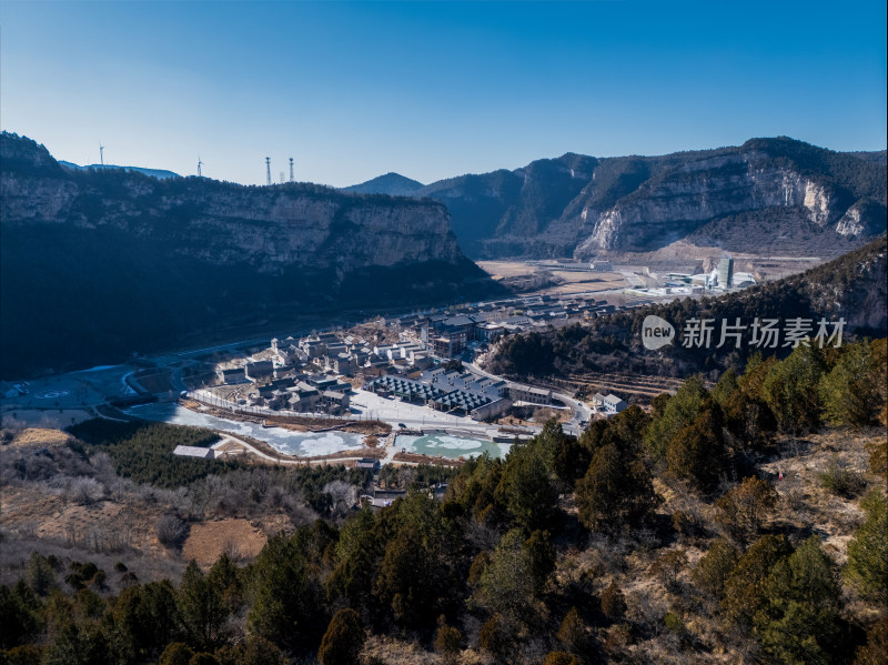 山西陵川城市风光