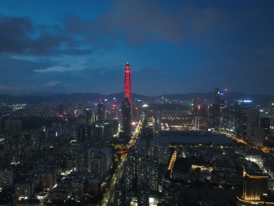 福田夜景 深圳 深圳CBD CBD