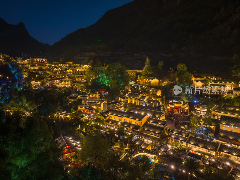 江西上饶市望仙谷旅游度假区仙侠世界风光