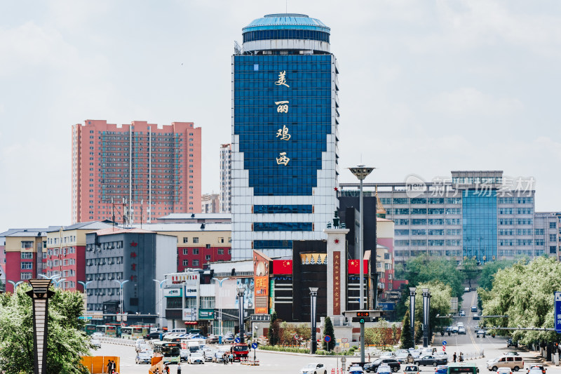 鸡西市区城景