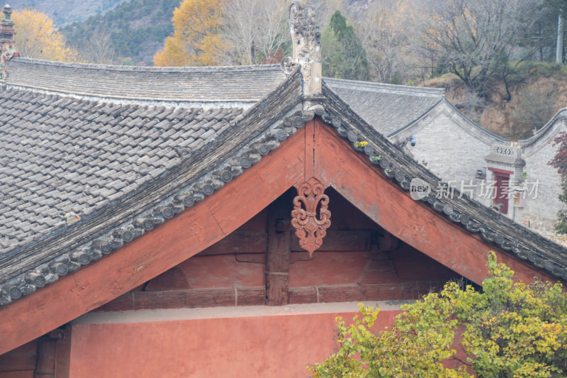 山西五台县佛光寺屋檐装饰