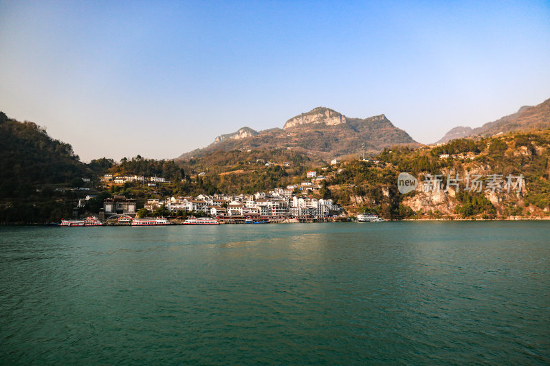 湖北宜昌三峡人家景区长江西陵峡灯影峡江域