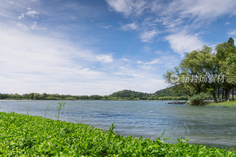 湖州西山漾湿地公园（丝绸小镇）景区风光