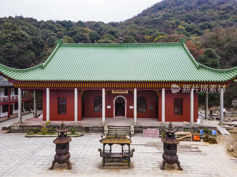 湖南南岳衡山5A景区航拍摄影图