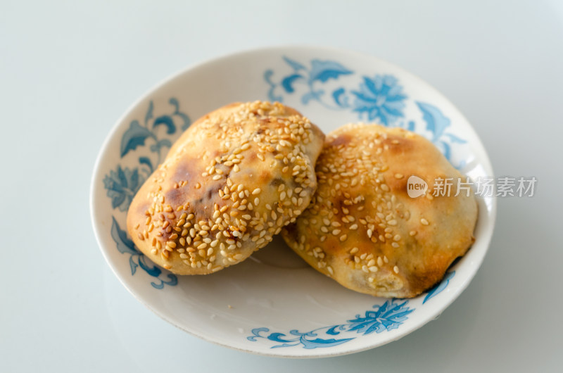 福建的特色小吃光饼烤葱饼