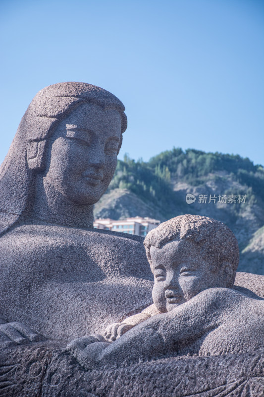 甘肃兰州黄河母亲雕塑