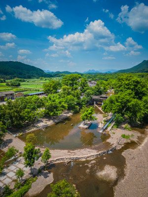 桂林4A景区东漓古村航拍