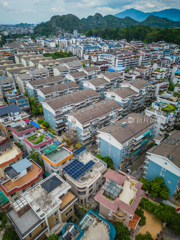 桂林小东江周边城市建筑