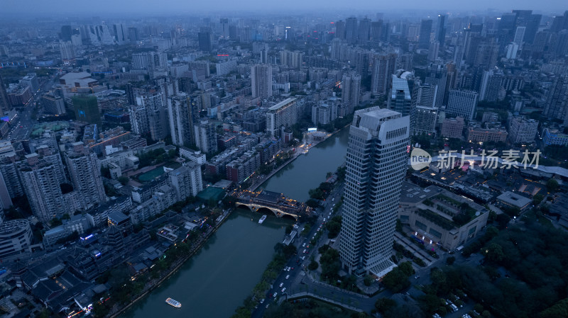 成都夜景航拍