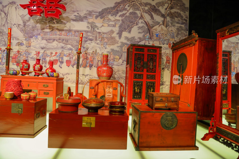 中国江南水乡文化博物馆展厅家具