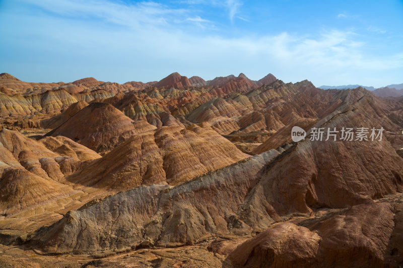 甘肃张掖七彩丹霞风景