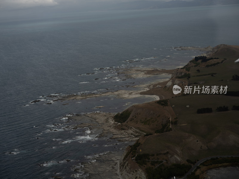 新西兰海岸线航拍