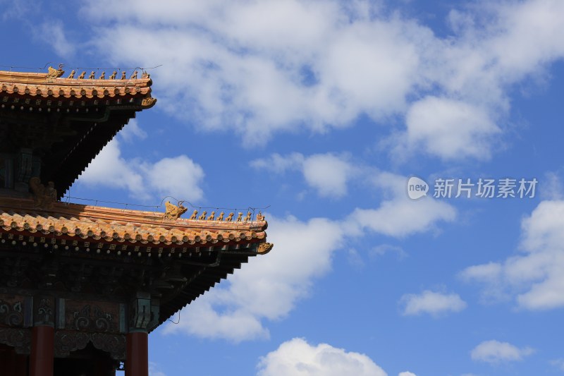春天里的北京紫禁城风光