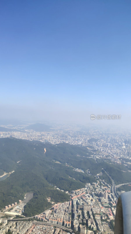 民航飞机窗外风景