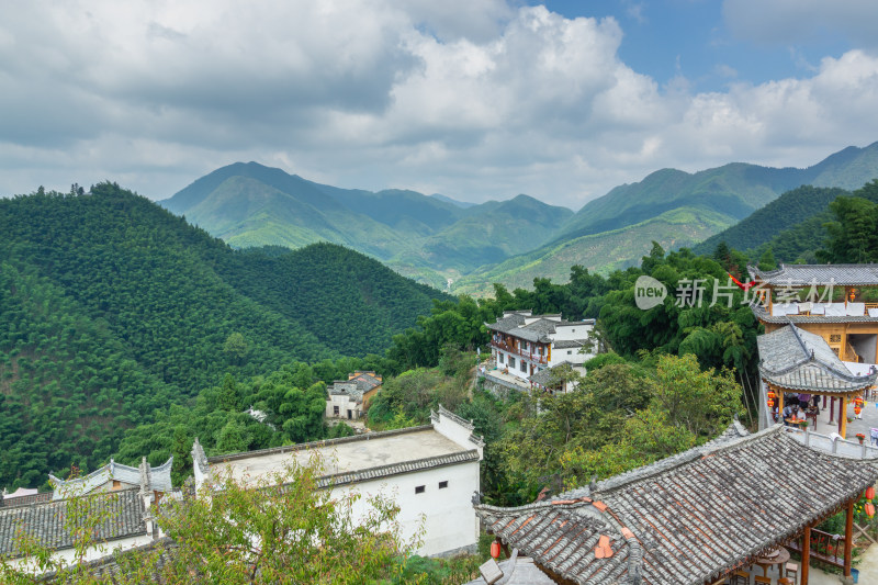 木坑村山景