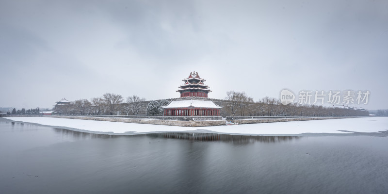 北京故宫的雪