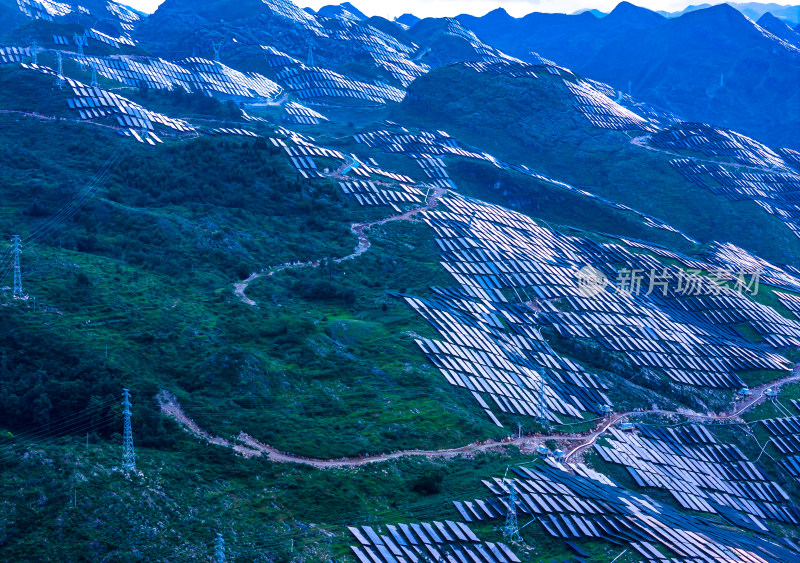 贵州山地光伏喀斯特地貌