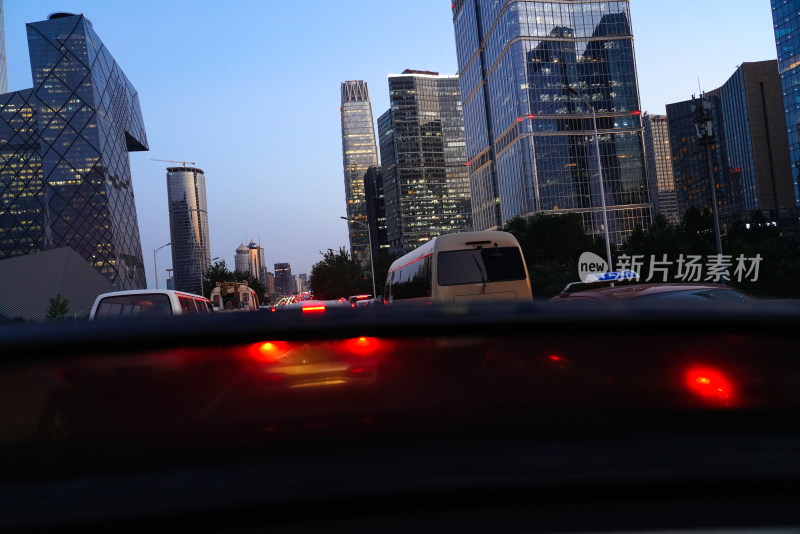 北京国贸交通拥堵