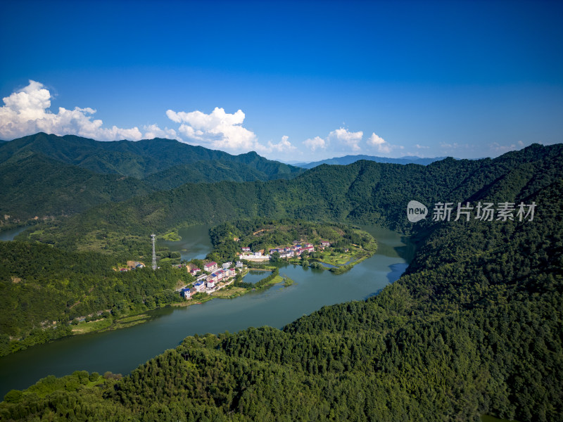 祖国壮丽山河青山绿水自然风光