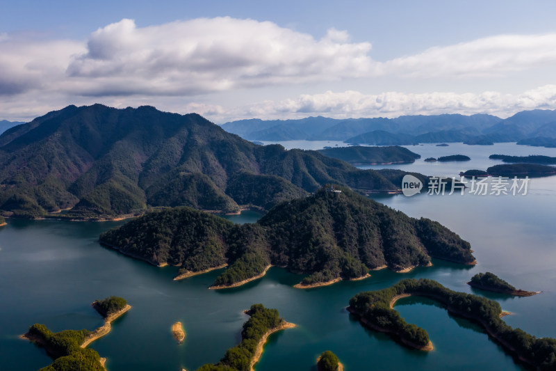 浙江杭州千岛湖航拍