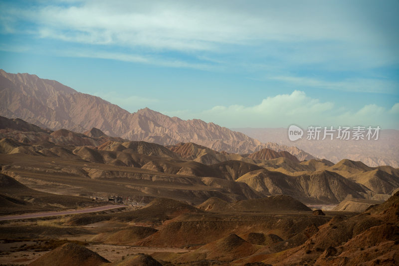 甘肃张掖七彩丹霞风景