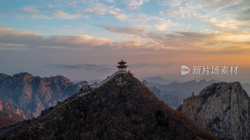 秦皇岛祖山天女峰群山美丽景象