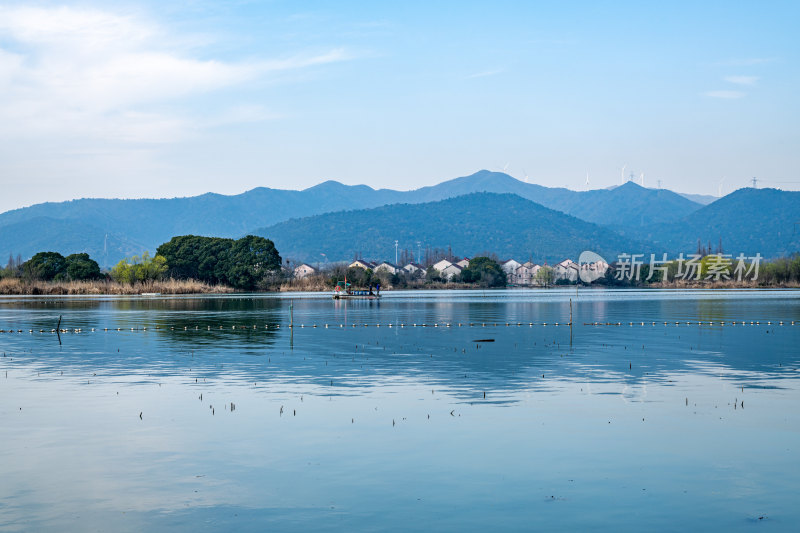 浙江湖州长田漾湿地公园春色