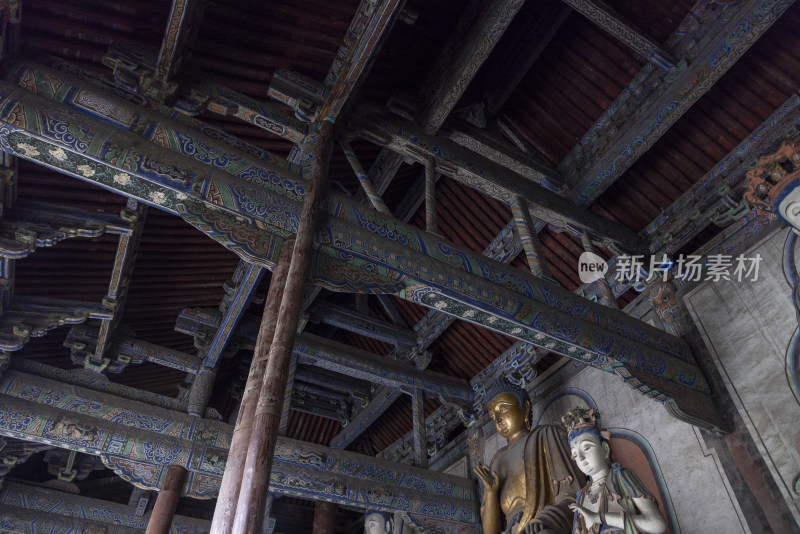 山西大同金代古寺善化寺古建筑