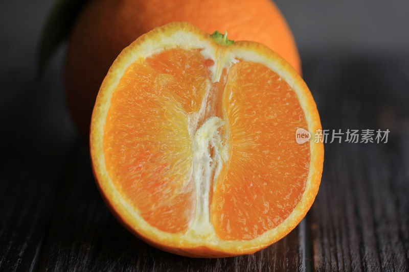 水果切面 桔子 橙子 有机食品
