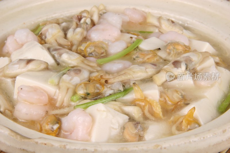 虾仁蛏子豆腐