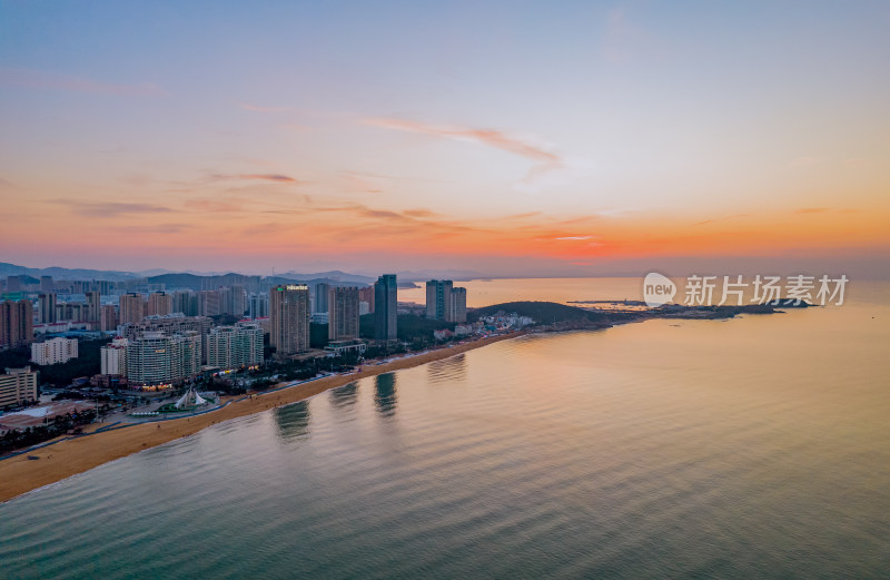 威海国际海水浴场风光