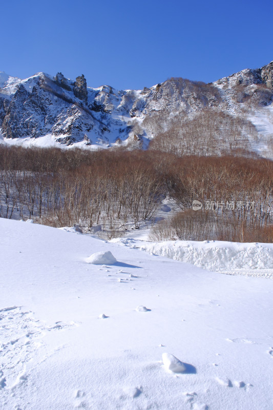 长白山雪山风景