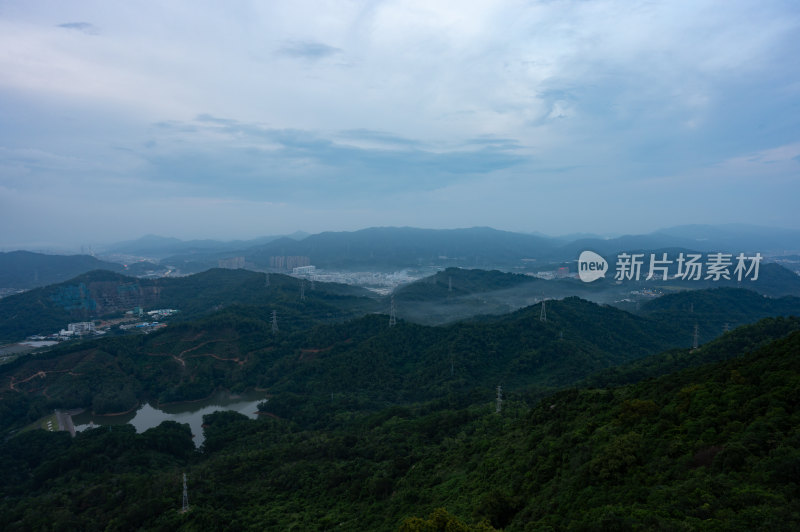 中山神湾丫髻山山顶风光