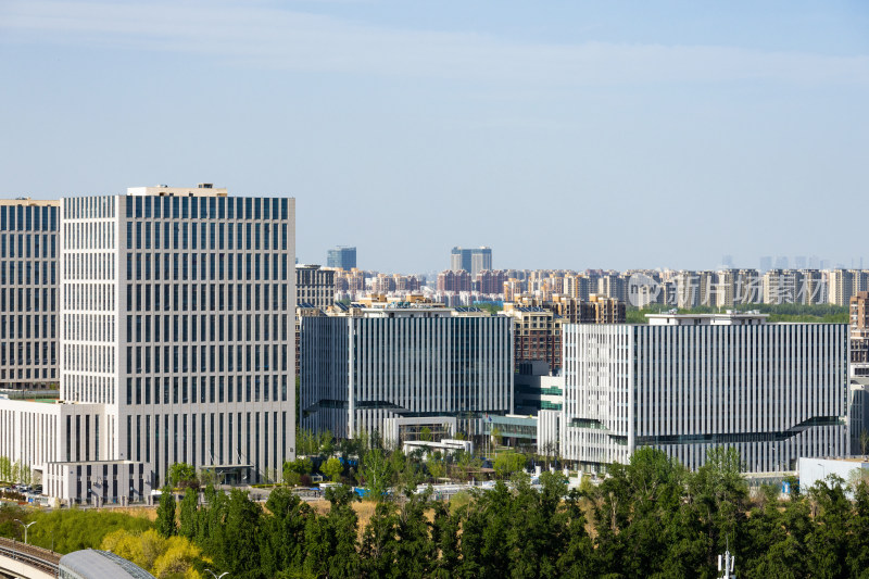 高层住宅小区房地产楼房城市现代建筑群