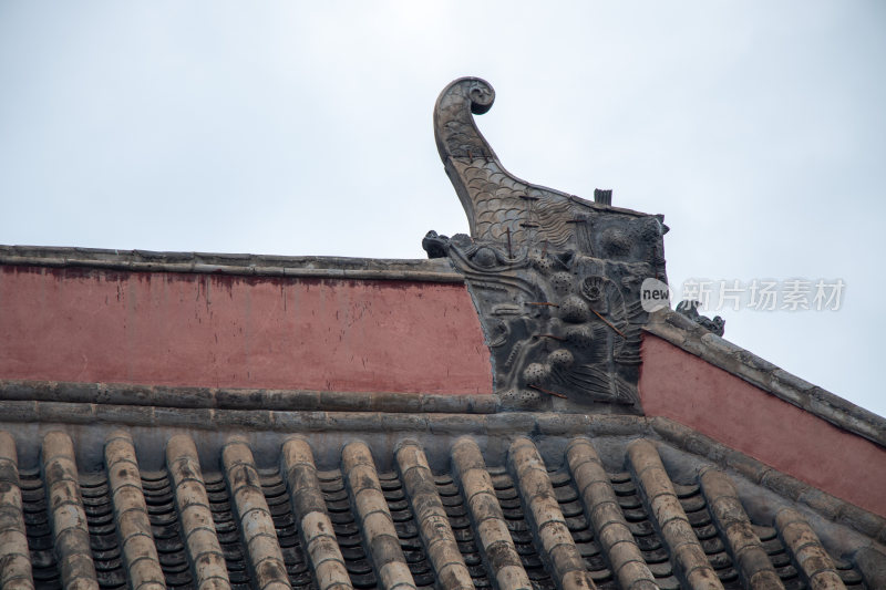 山西大同善化寺屋顶装饰