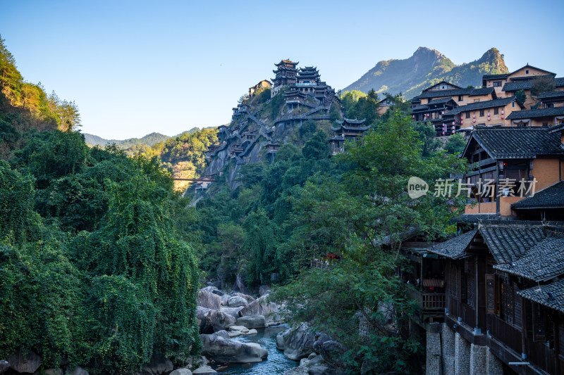 江西上饶市望仙谷旅游度假区仙侠世界风光