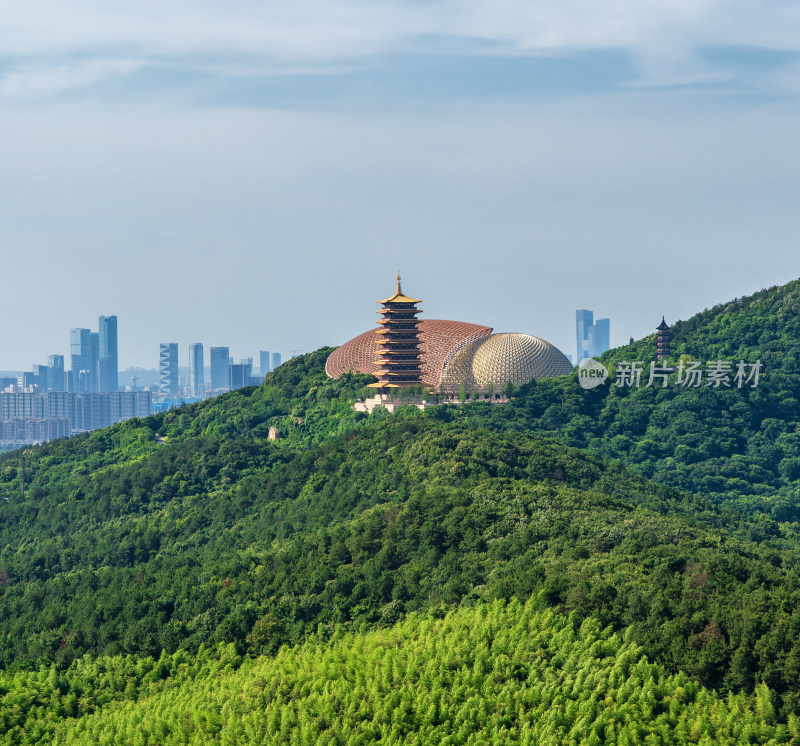 南京牛首山文化旅游区日景风光